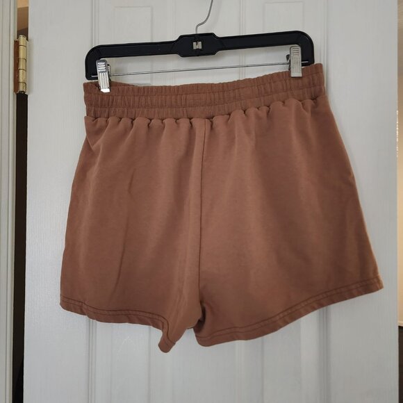 2 Piece Oversized Batwing Sleeve Lounge Set Casual Top and Shorts Sweatsuit - Picture 5 of 9